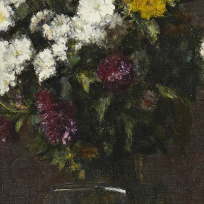 Vaso Di Fiori 2 Henri Fantin-Latour hft129 quadro stampato su tela