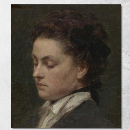 Victoria Dubourg Moglie Dell'Artista Henri Fantin-Latour hft133 quadro stampato su tela