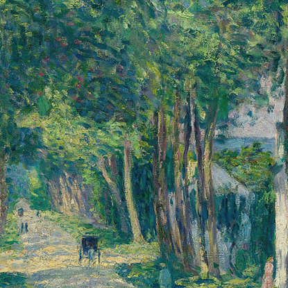 Intoppo Su Una Strada Soleggiata Henri Lebasque hlb1 quadro stampato su tela