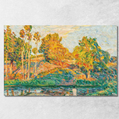 Vicino Al Fiume Henri Lebasque hlb2 quadro stampato su tela