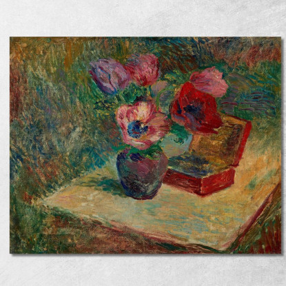 Mazzo Di Anemoni Henri Lebasque hlb5 quadro stampato su tela