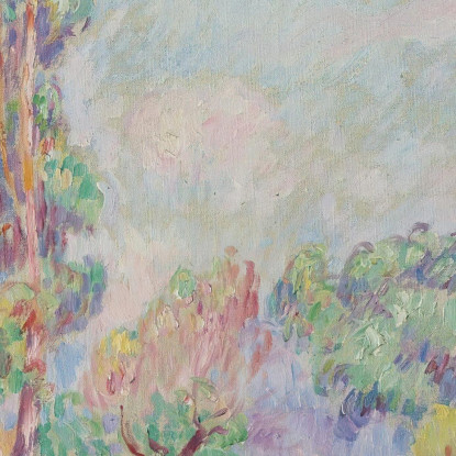 Giovani Donne E Ragazze In Un Paesaggio Henri Lebasque hlb22 quadro stampato su tela