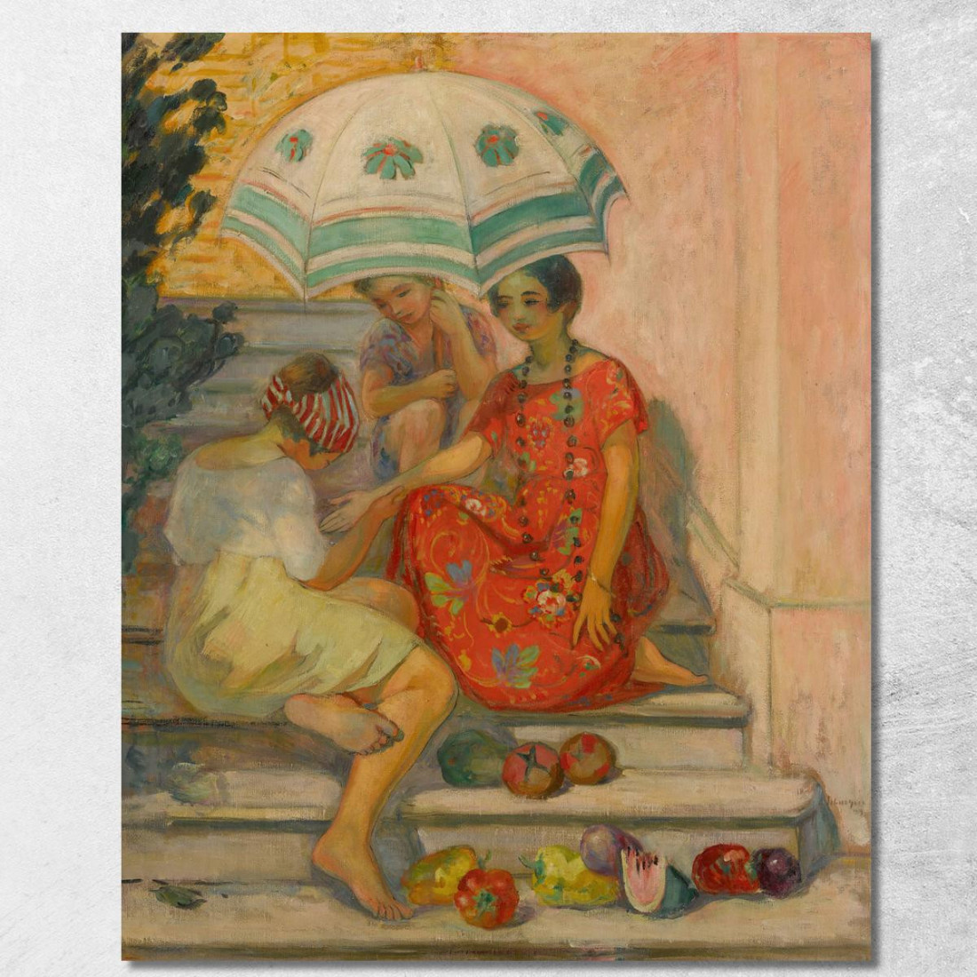 L'Indovino Sainte-Maxime Henri Lebasque hlb24 quadro stampato su tela