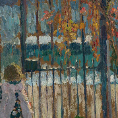 Lagny Nono Al Cancello Del Giardino Henri Lebasque hlb29 quadro stampato su tela