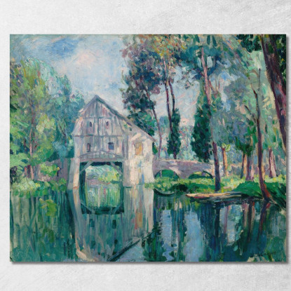 Il Mulino Henri Lebasque hlb35 quadro stampato su tela