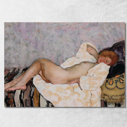 Mentire Nudo Henri Lebasque hlb52 quadro stampato su tela