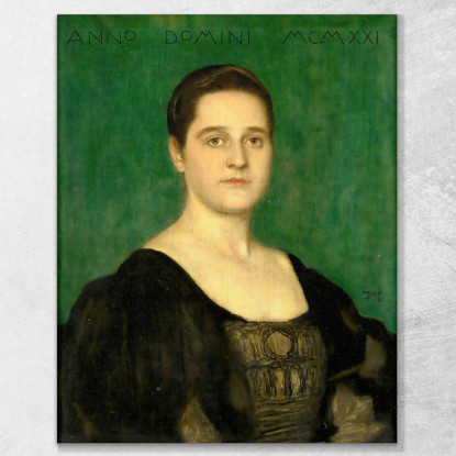 Erna Bohnewand Franz von Stuck fvs29 quadro stampato su tela