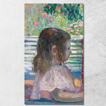 Testa Piccola Di Profilo Henri Lebasque hlb64 quadro stampato su tela