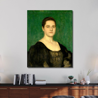 Erna Bohnewand Franz von Stuck fvs29 quadro stampato su tela