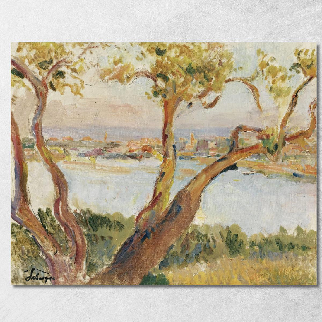 Veduta Di Antibes Henri Lebasque hlb73 quadro stampato su tela