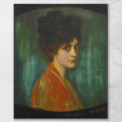 Frau Feez Franz von Stuck fvs33 quadro stampato su tela