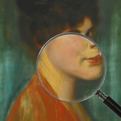 Frau Feez Franz von Stuck fvs33 quadro stampato su tela