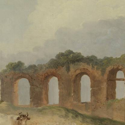 Acquedotto In Rovina Hubert Robert hrb20 quadro stampato su tela