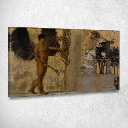 Omaggio Alla Pittura Franz von Stuck fvs40 quadro stampato su tela