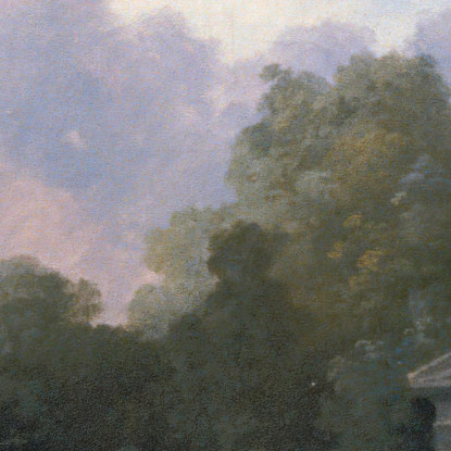 Scena Del Parco Hubert Robert hrb76 quadro stampato su tela