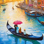 City painting