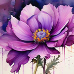 Flowers paint